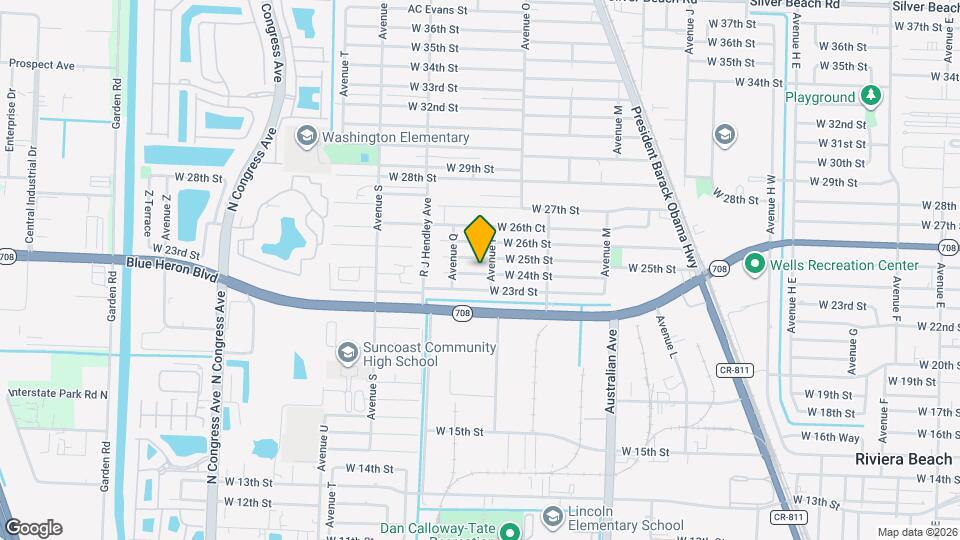 1310 W 24th St Map and Location Details