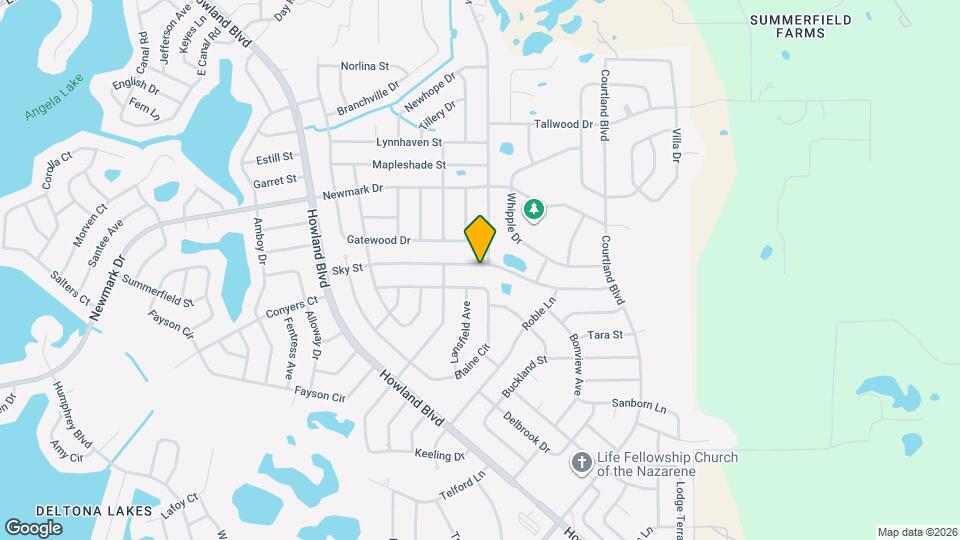 3196 Sky St Map and Location Details