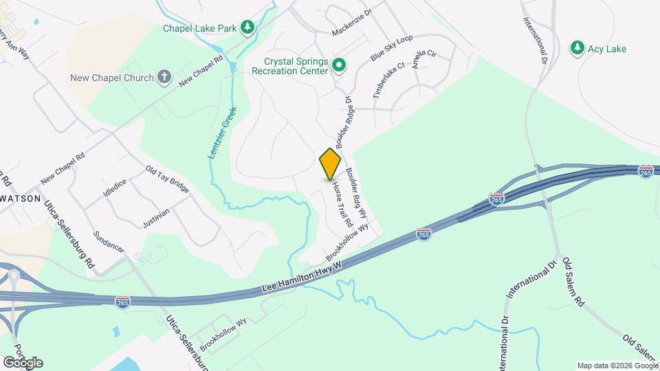 2825 Horse Trail Rd Map and Location Details