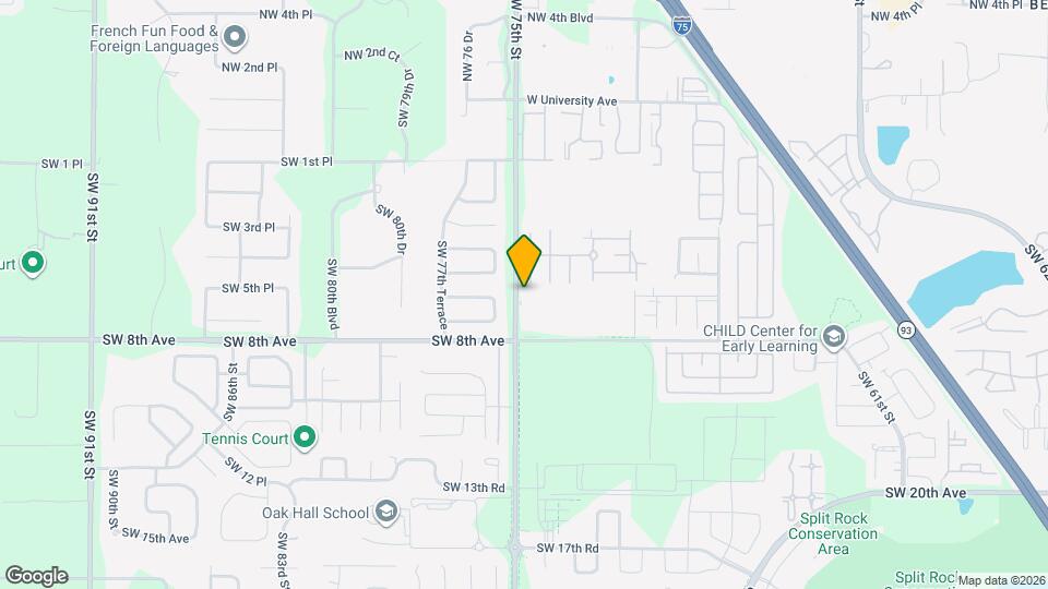 601 SW 75th St Map and Location Details