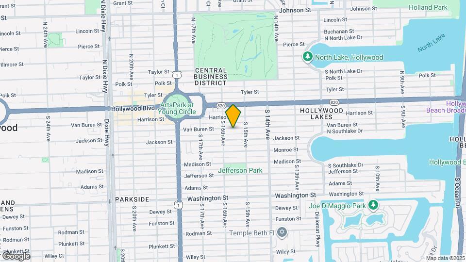 1534 Van Buren St Map and Location Details