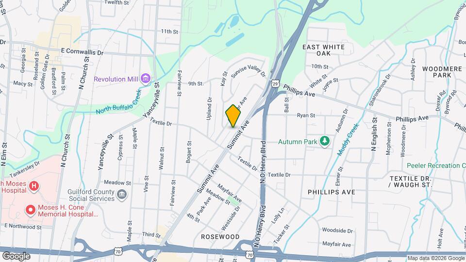 1513 Summit Ave Map and Location Details