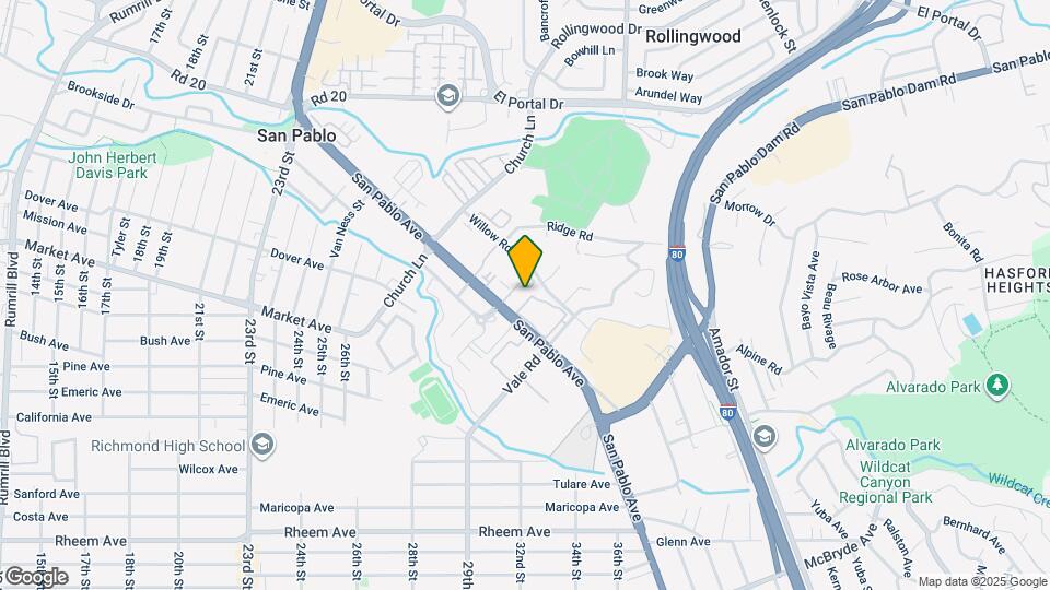 1000 Evergreen Ter Map and Location Details