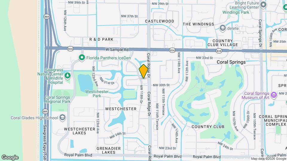 3015 NW 118th Dr Map and Location Details