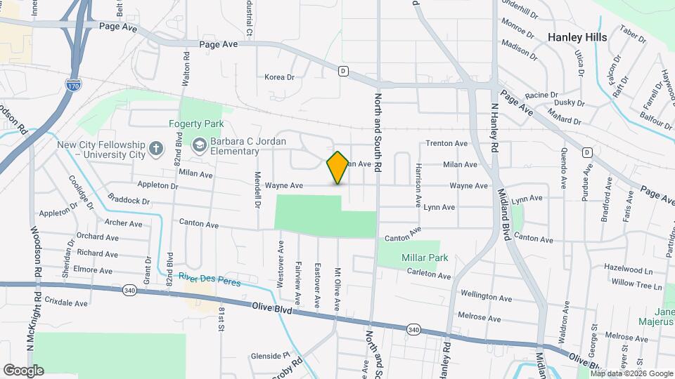 7814 Wayne Ave Map and Location Details