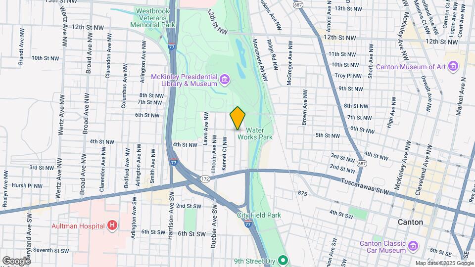 430 Hazlett Ave NW Map and Location Details