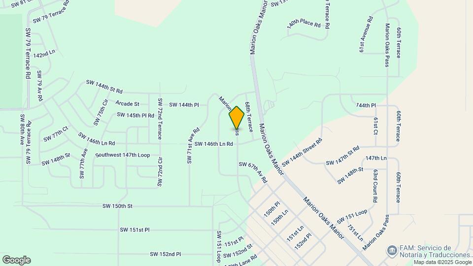 585 Marion Oaks Pass Map and Location Details