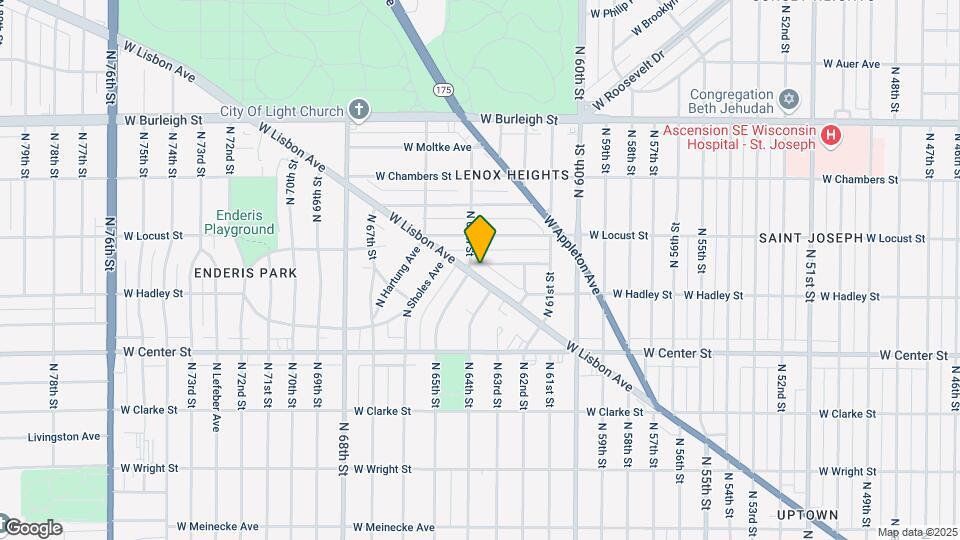 6330 W Lisbon Ave Map and Location Details