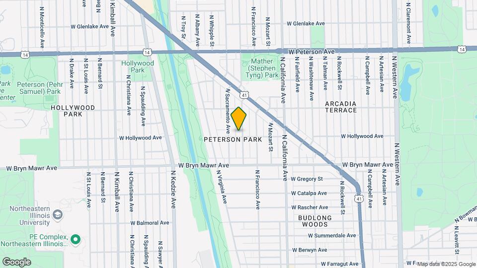 5700 N Richmond St Map and Location Details