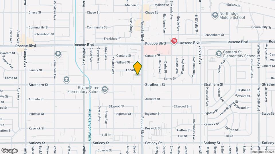 8039 Reseda Blvd Map and Location Details