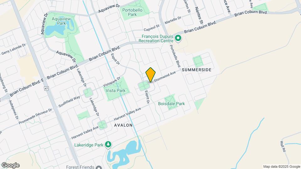 2391 Esprit Dr Map and Location Details