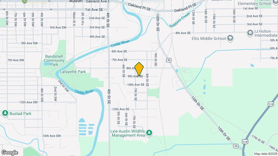 802 9th Ave SE Map and Location Details
