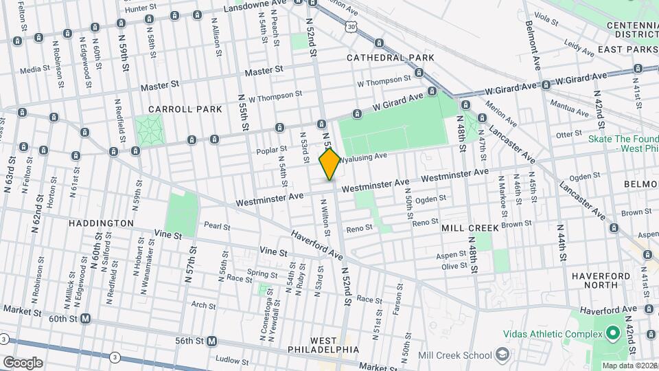 506 N 52nd St Map and Location Details