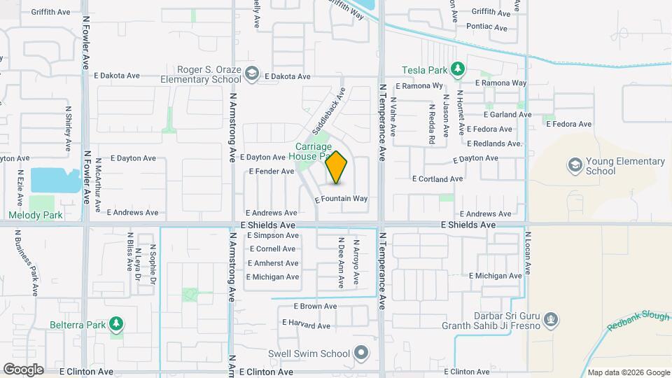 6859 E Cortland Ave Map and Location Details
