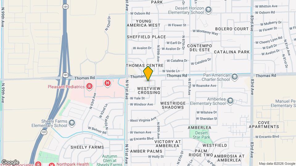 2832 N 90th Ave Map and Location Details