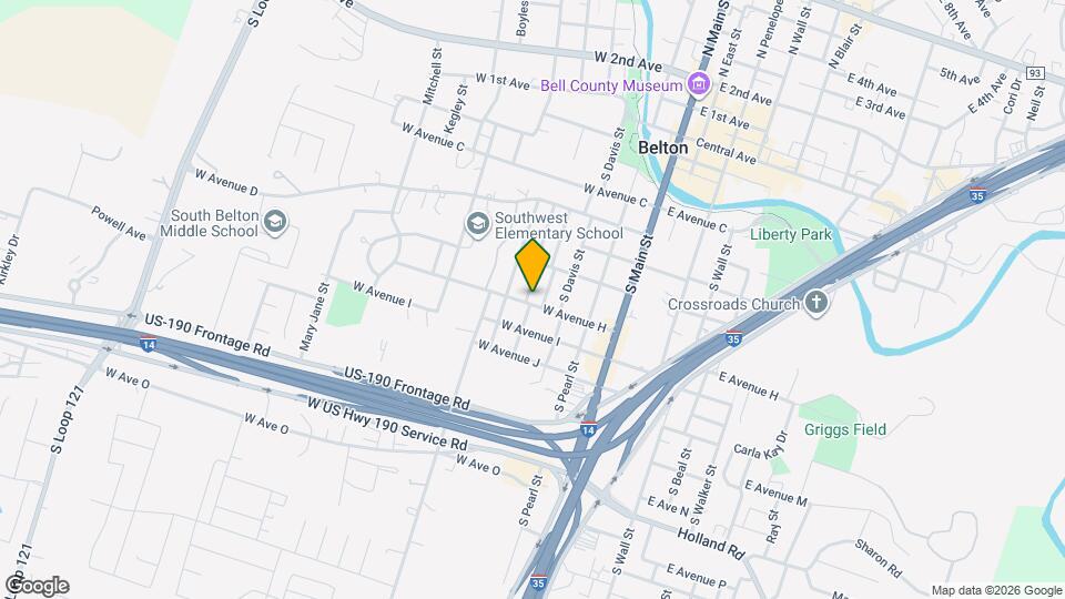 409 W Avenue H Map and Location Details