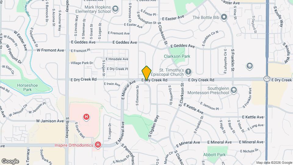 7502 S Emerson Cir, Unit Brand New Basement Mapa y Detalles de la Ubicación