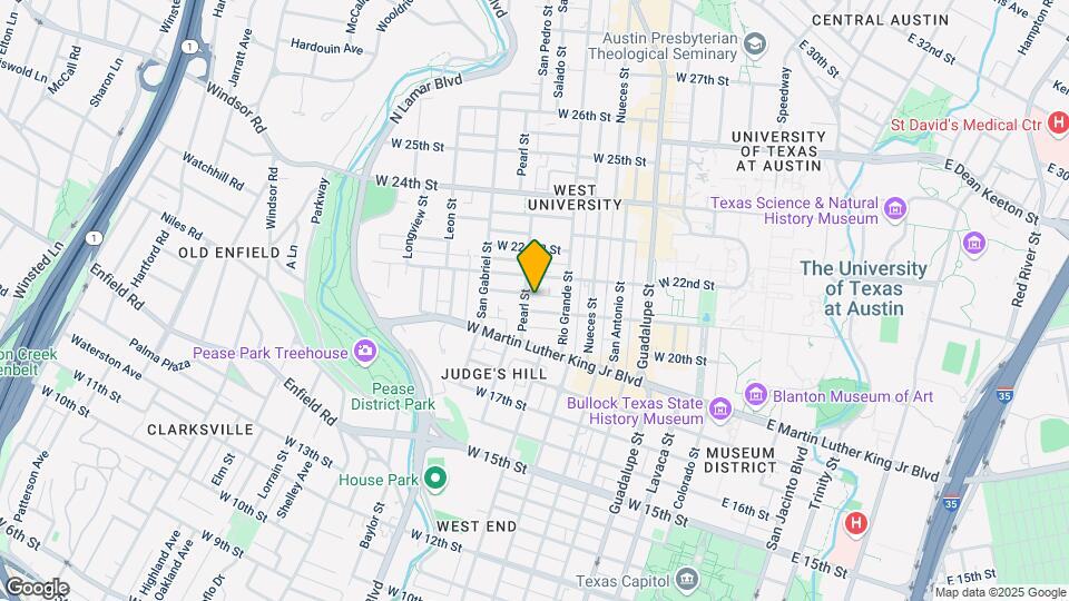 712 W 21st St Map and Location Details