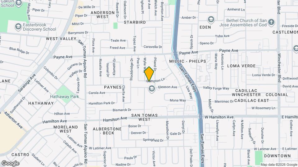 3754 Compton Ln Map and Location Details