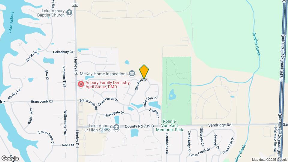 2531 Glenfield Dr Mapa y Detalles de la Ubicación