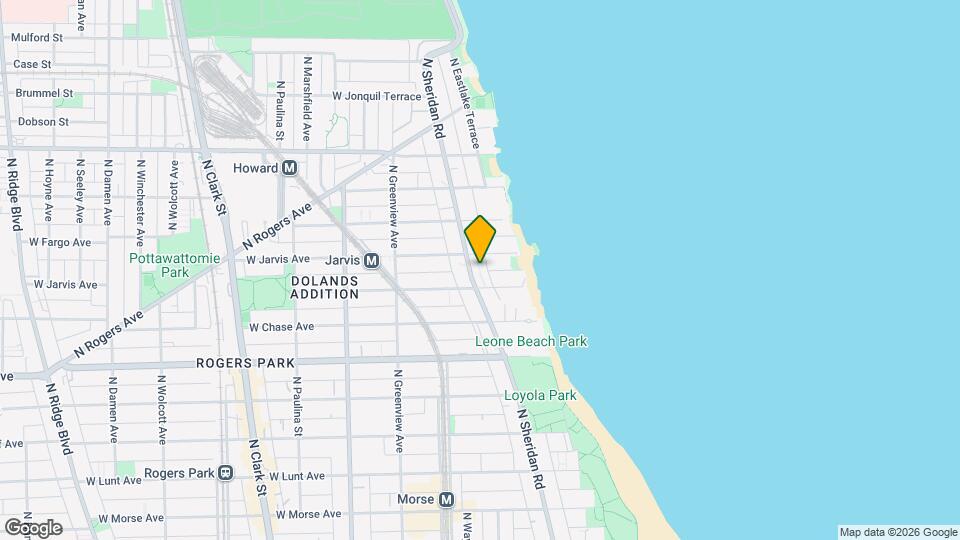 7363 N Sheridan Rd, Unit 1N Map and Location Details