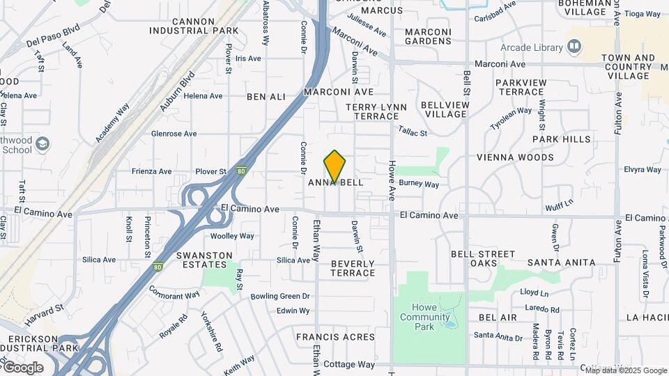 2529 Anna Way Map and Location Details