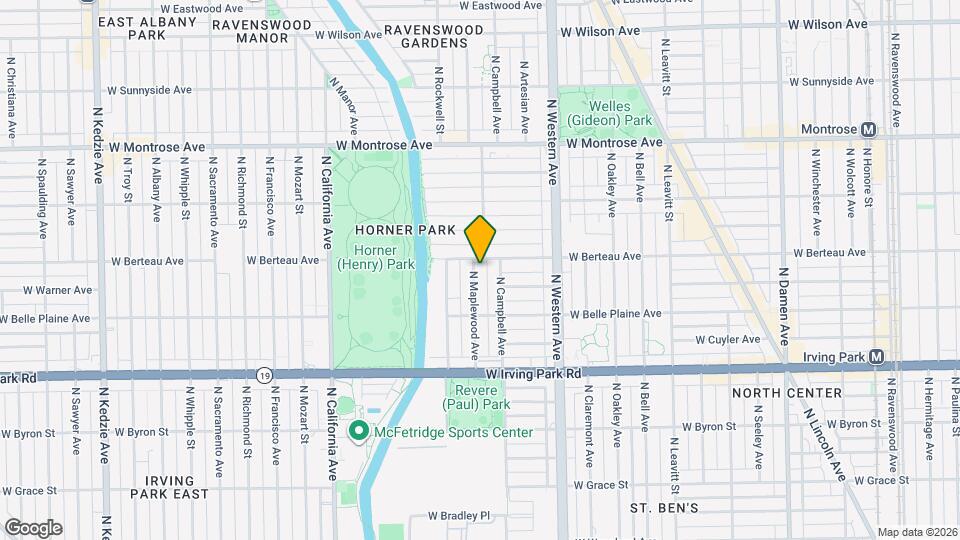 4149 S Maplewood Ave, Unit 1 Back Map and Location Details