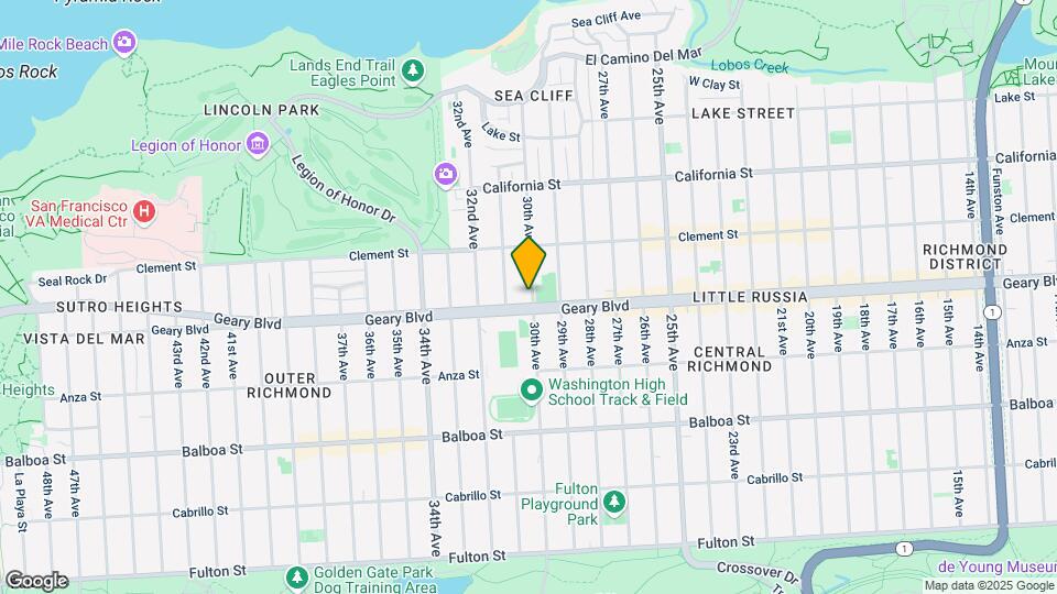 491 30th Ave Map and Location Details