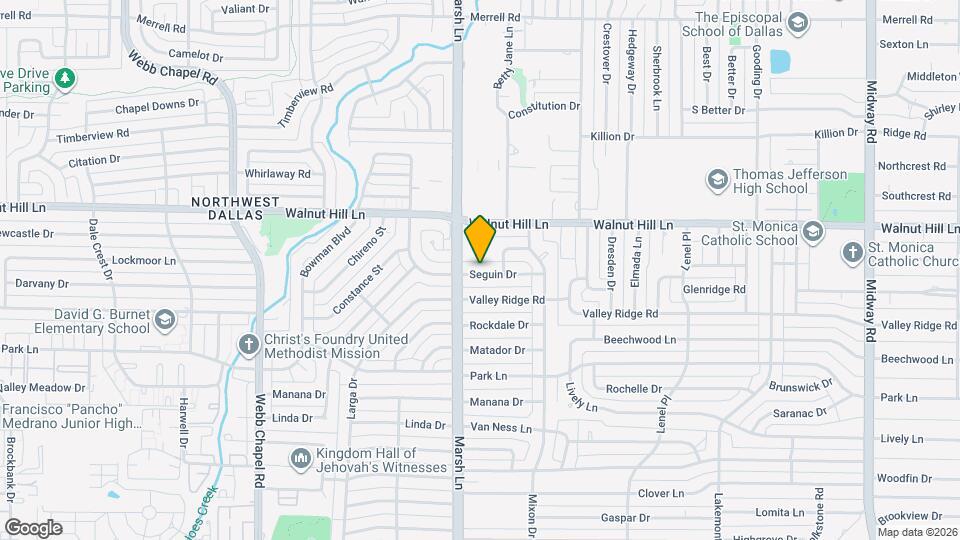 3719 Seguin Dr Map and Location Details