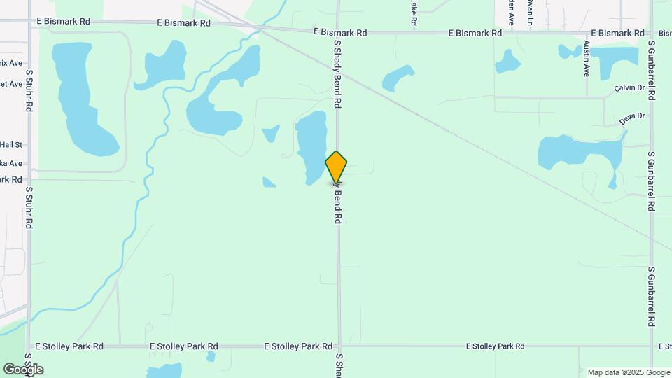 1404 S Shady Bend Rd Map and Location Details