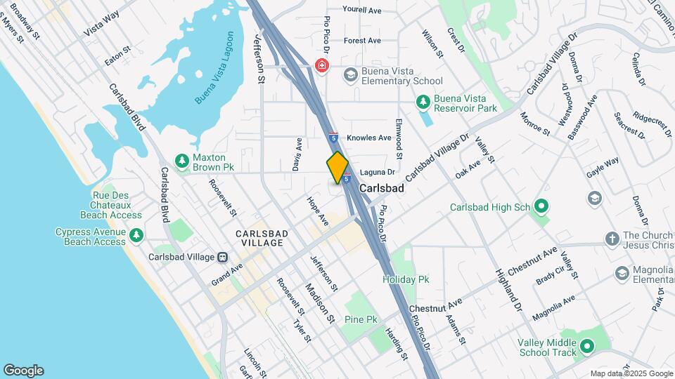 Furnished Studio-San Diego - Carlsbad Vill Map and Location Details