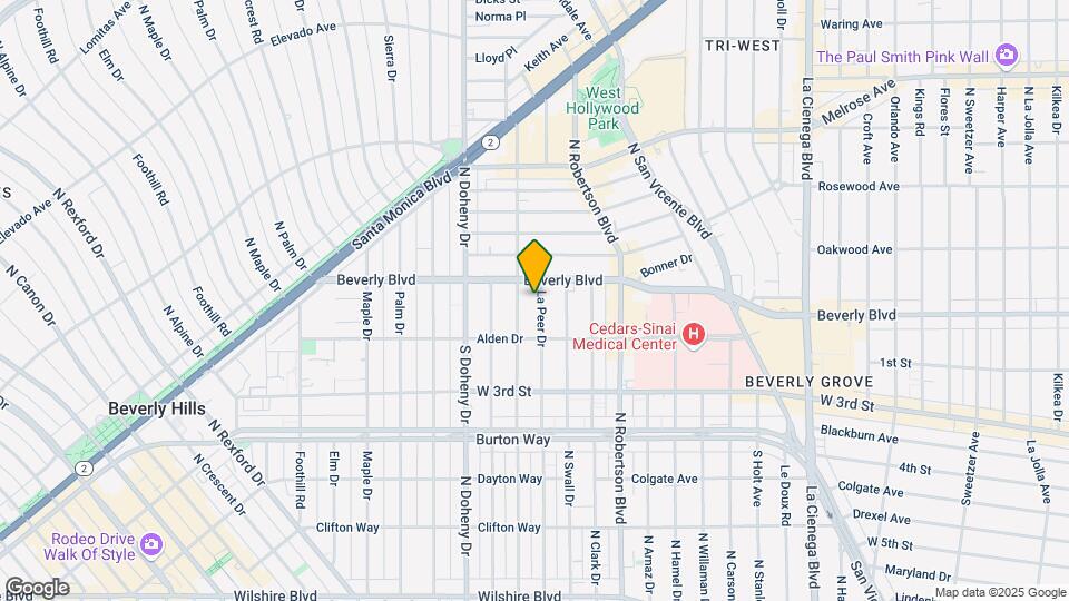 145 N La Peer Dr Map and Location Details