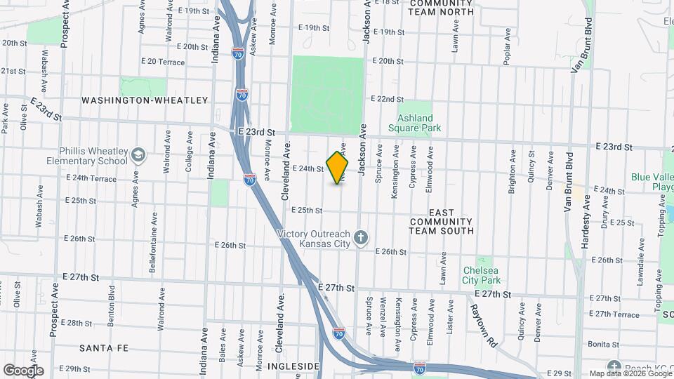 2424 Norton Ave Map and Location Details