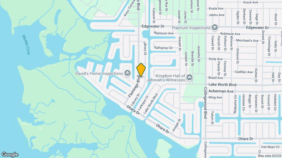 4254 Flamingo Blvd Map and Location Details