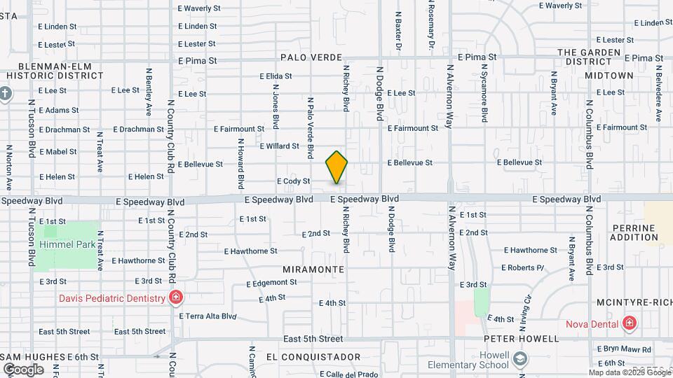 3560 E Cody St Map and Location Details