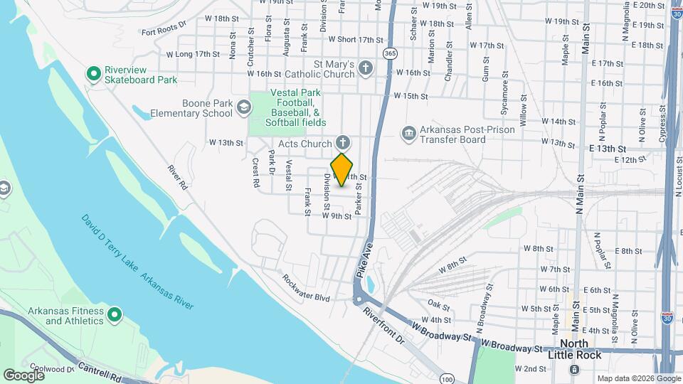 1223 W 10th St Map and Location Details