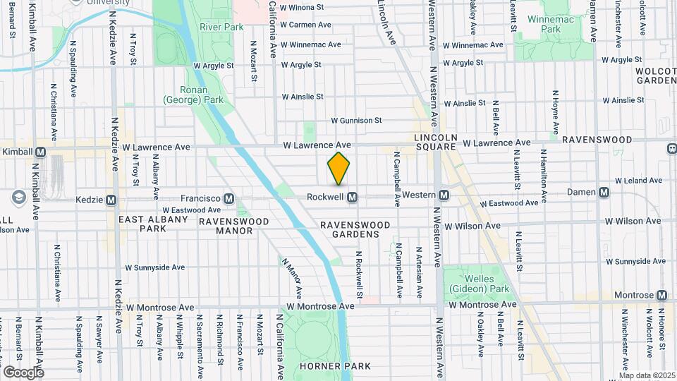 2627 W Leland Ave Map and Location Details