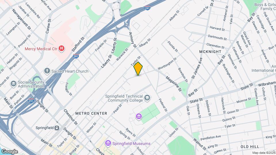 871 Worthington St Map and Location Details