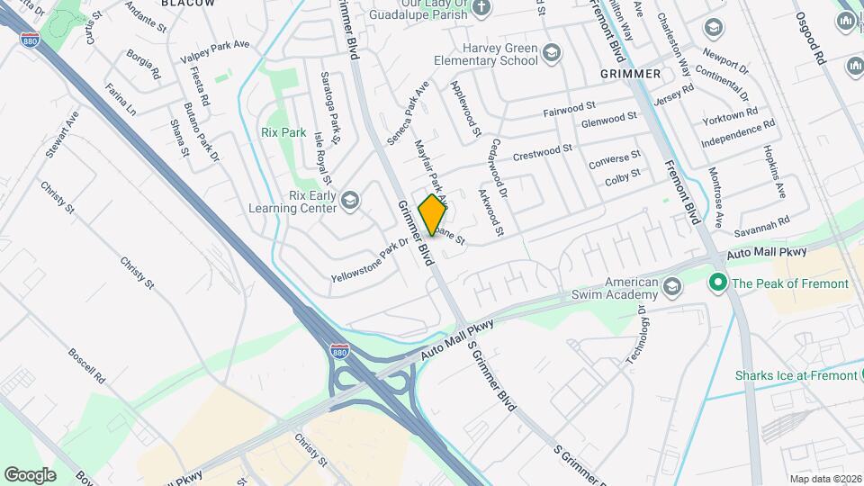 43324 Grimmer Blvd Map and Location Details