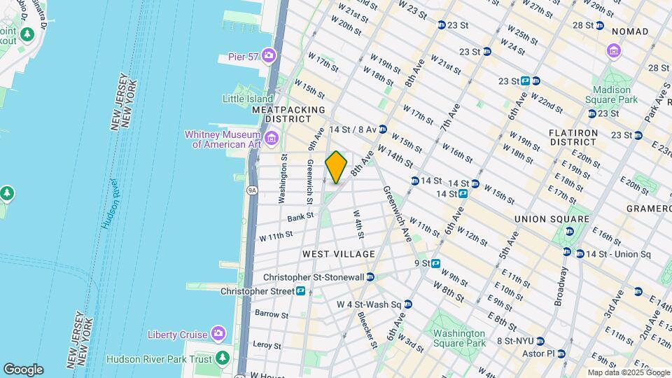 299 W 12th St Map and Location Details