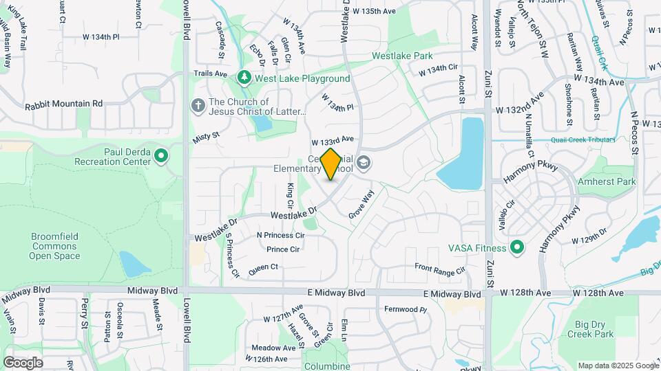 3138 W 131st Cir Map and Location Details