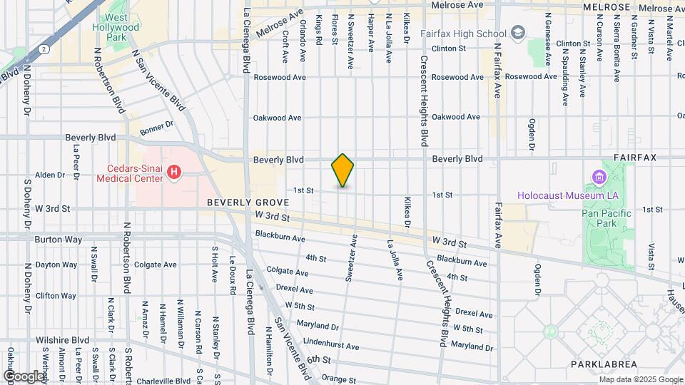 8325 W 1st St, Unit 8325 Mapa y Detalles de la Ubicación