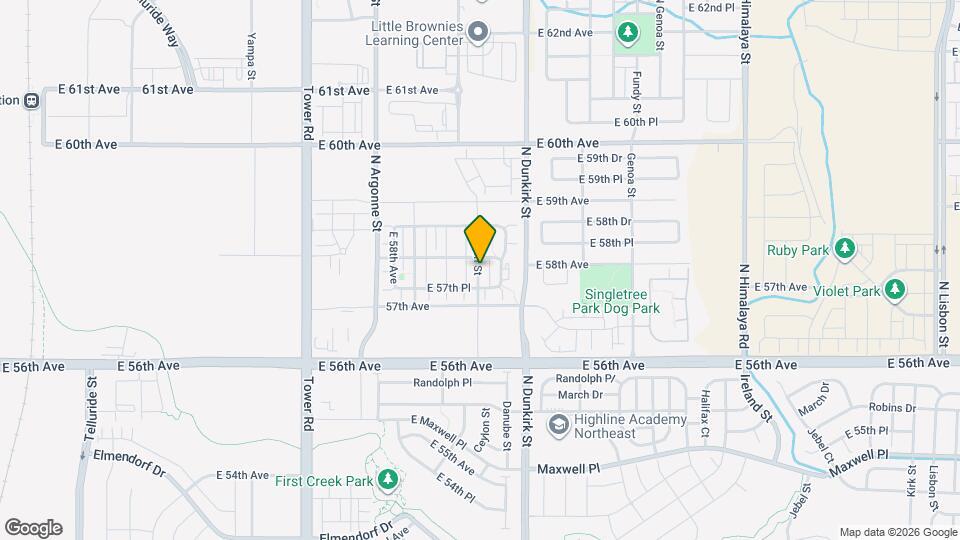 5772 Ceylon St Map and Location Details