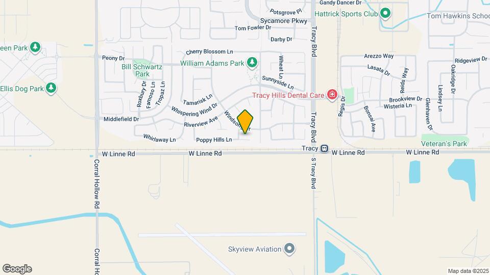 1175 Poppy Hills Ln Map and Location Details