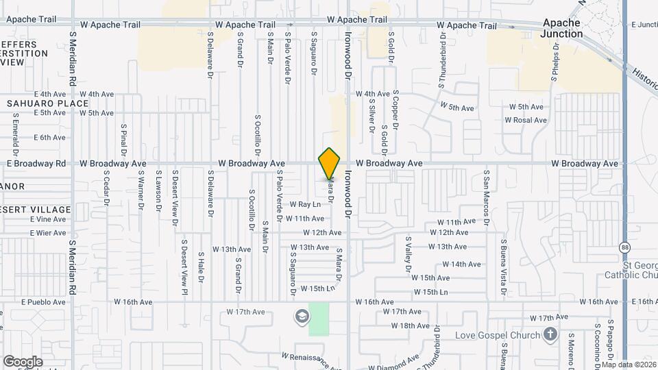 960 S Mara Dr Map and Location Details