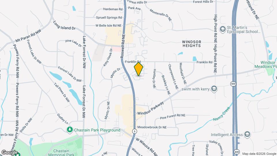 4245 Deming Cir Map and Location Details