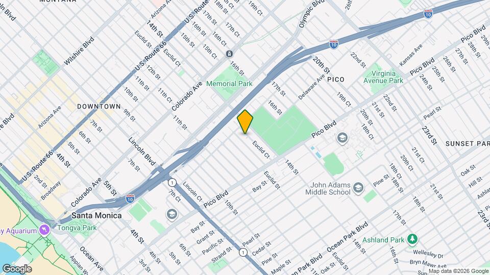 1825 Euclid St Map and Location Details