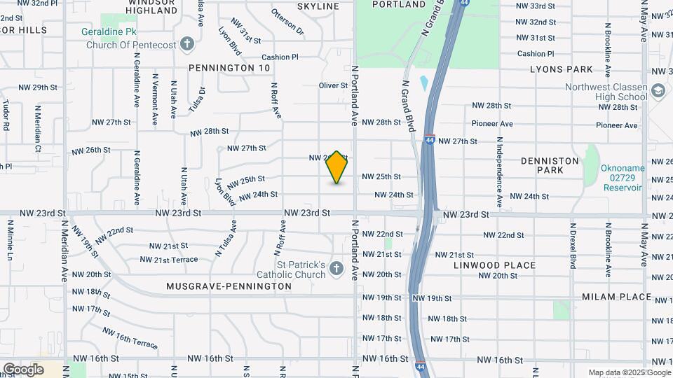 3725 NW 24th St Map and Location Details