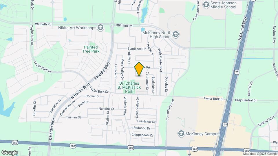 2707 Prairie Creek Dr Map and Location Details
