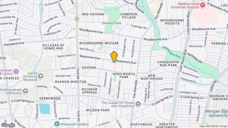 5108 Midwood Ave Map and Location Details